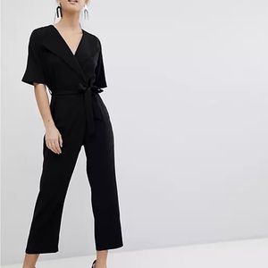 ASOS wrap jumpsuit with belt